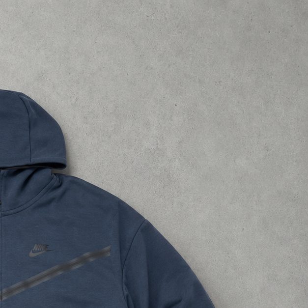 Nike Tech Fleece Jacke Marineblau Selten (Größe M)