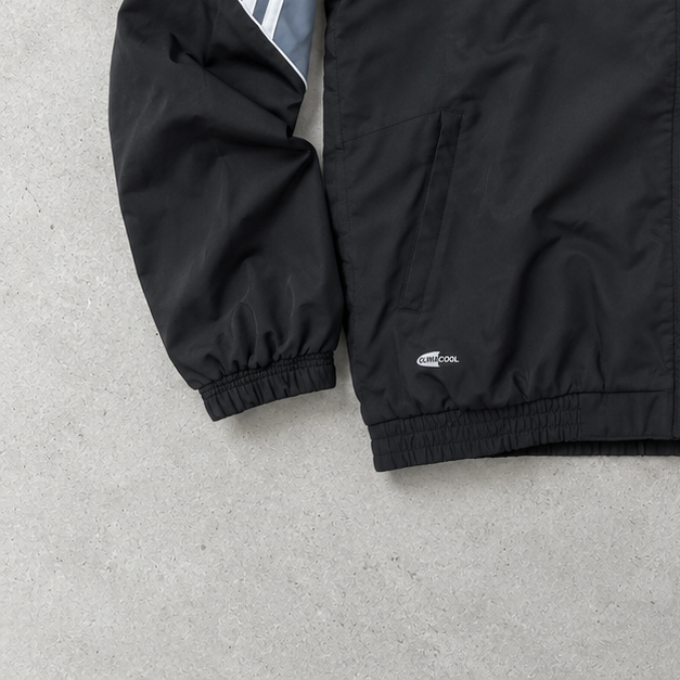 Veste de survêtement Adidas noire édition limitée (L)