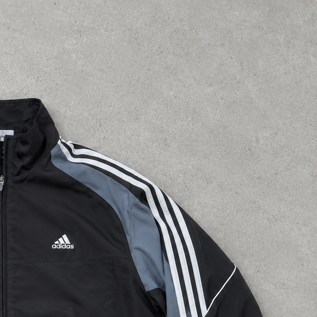 Veste de survêtement Adidas noire édition limitée (L)