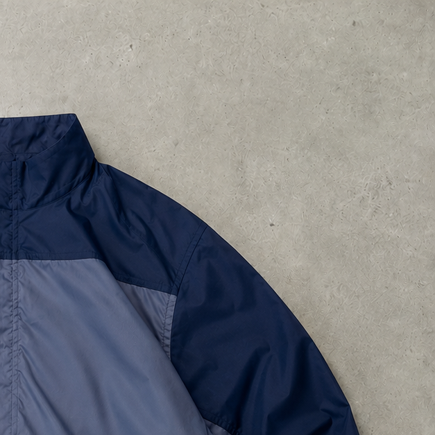 Vintage Nike Windbreaker Navy, Grey Rare (L)
