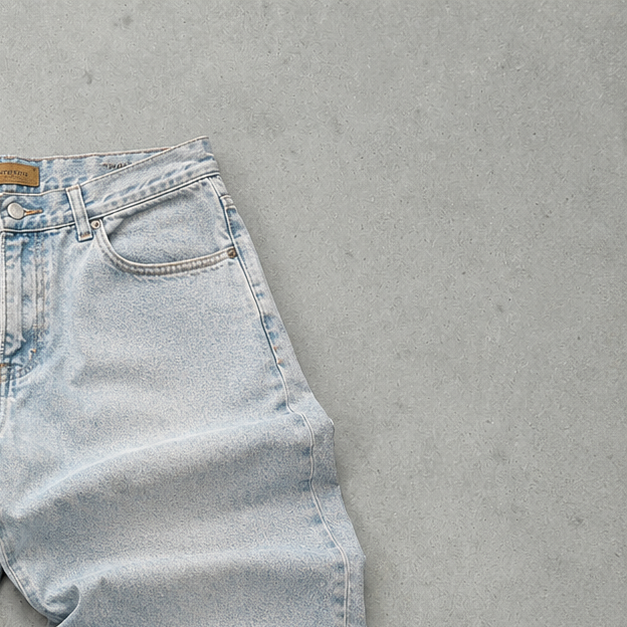 Y2K 2000 Armani Cargo Pants Hellblau Limited (W31 | DE 46)