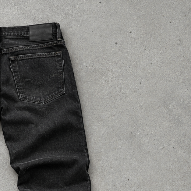 Y2K Emporio Armani Bootcut Pants Black Rare (W31 | DE 46)