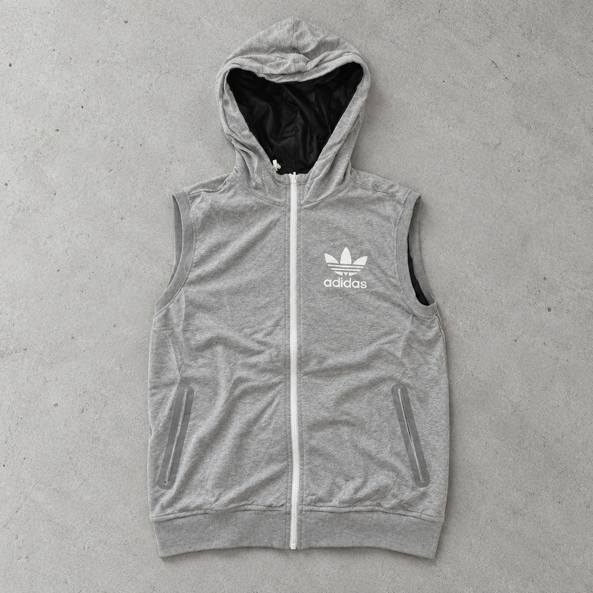 adidas Hoodie Grau, Schwarz Rare (S)