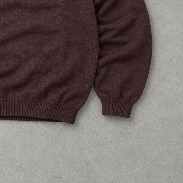 Ralph Lauren Sweater Burgunderrot Stitched Logo Rare (M)
