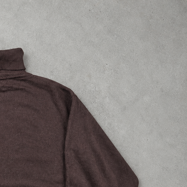 Ralph Lauren Sweater Burgunderrot Stitched Logo Rare (M)