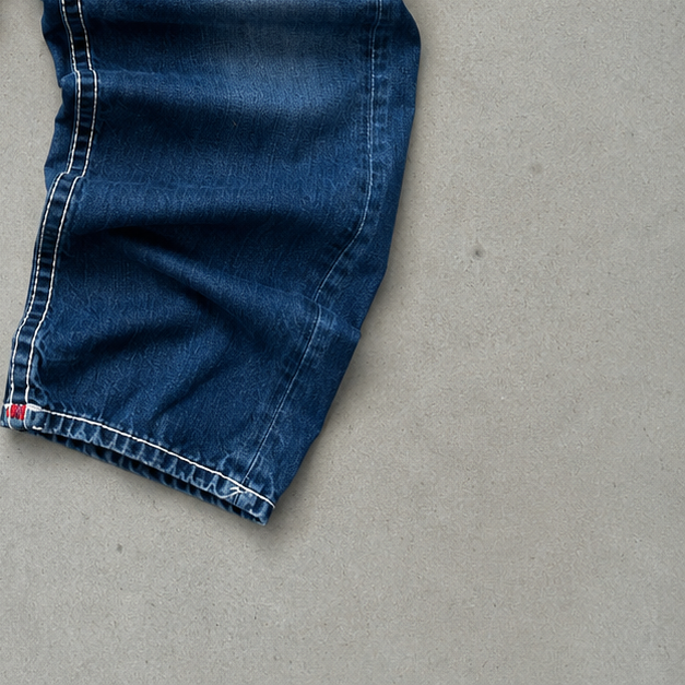 Y2K True Religion Jeans Rot, Blau Rare (L)