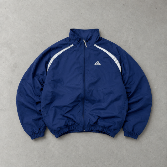 90s Adidas Windbreaker Marineblau Limited (Size XL)