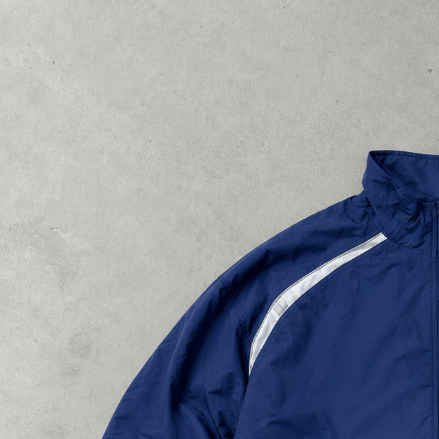 90s Adidas Windbreaker Marineblau Limited (Size XL)
