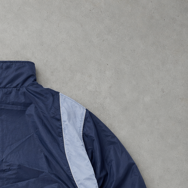 Vintage Nike Track Jacket Navy/White Rare (M)
