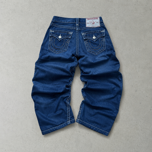 2006 True Religion Jeans Blau, Marineblau Rare (M)