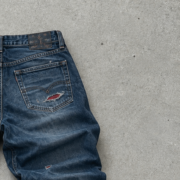 True Religion Baggy Jeans Navy Rare (W33 | DE 48)