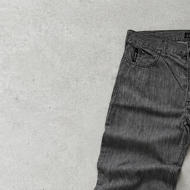 Vintage Armani Jeans Jeans Grey Rare (W31 / DE 46)