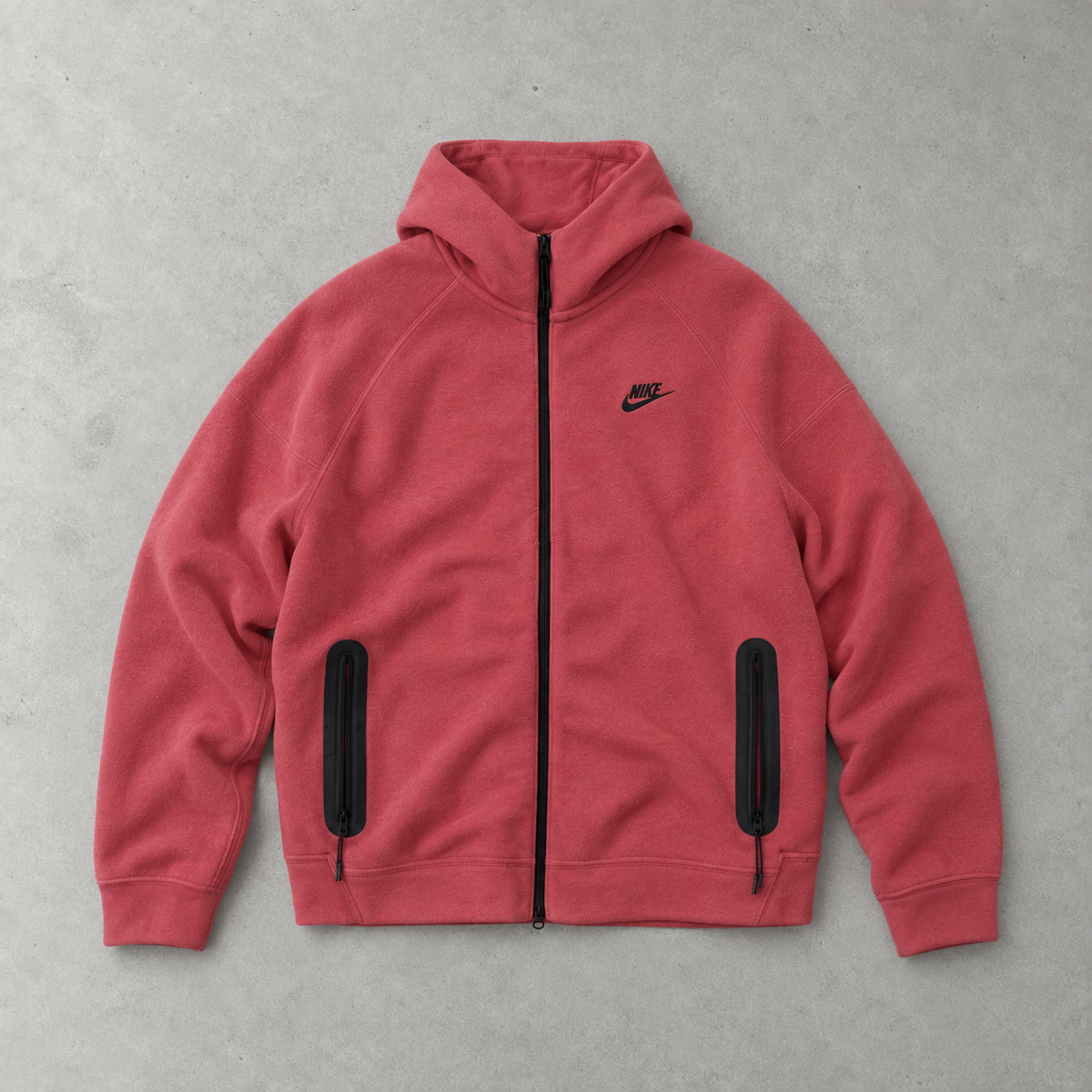 Nike Tech Fleece Jacket Rot Rare (M)