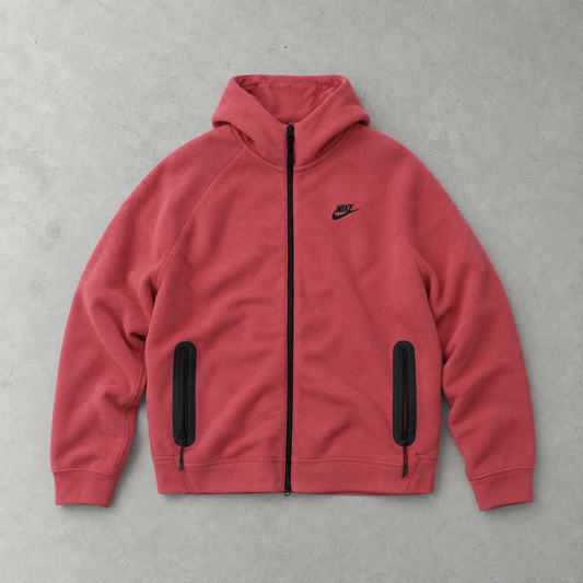 Nike Tech Fleece Jacket Rot Rare (M)