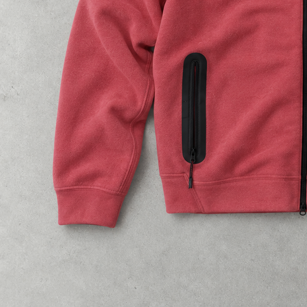 Nike Tech Fleece Jacket Rot Rare (M)