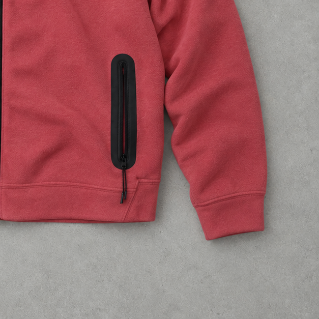 Nike Tech Fleece Jacket Rot Rare (M)
