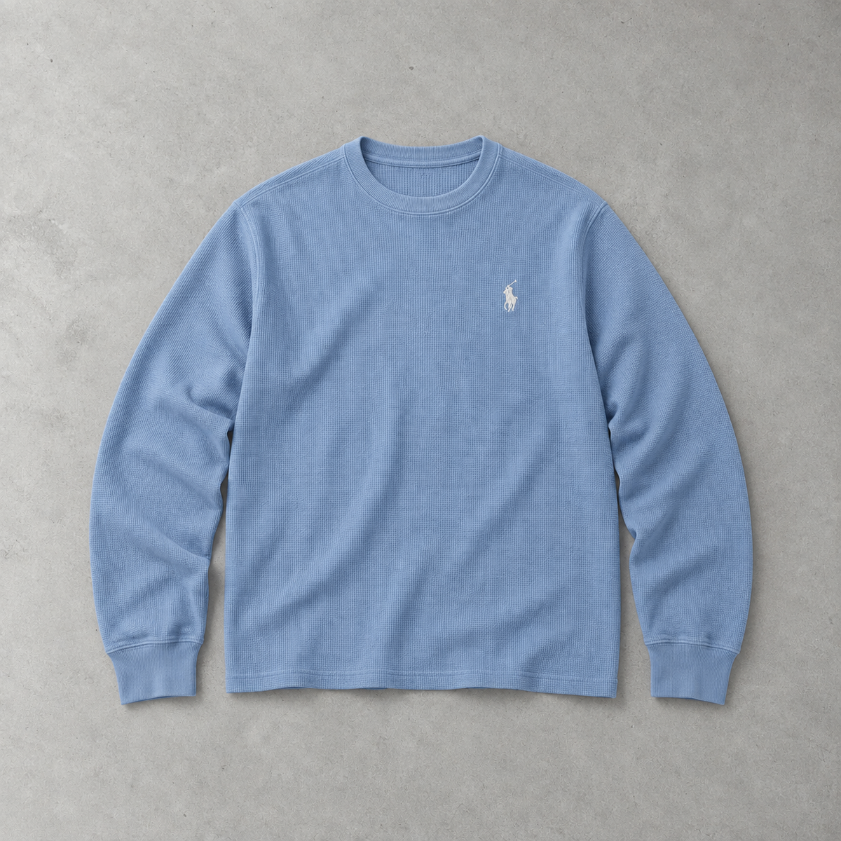 Polo Ralph Lauren Sweater Hellblau Rare (XXL) Stitched Logo