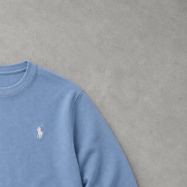Polo Ralph Lauren Sweater Hellblau Rare (XXL) Stitched Logo