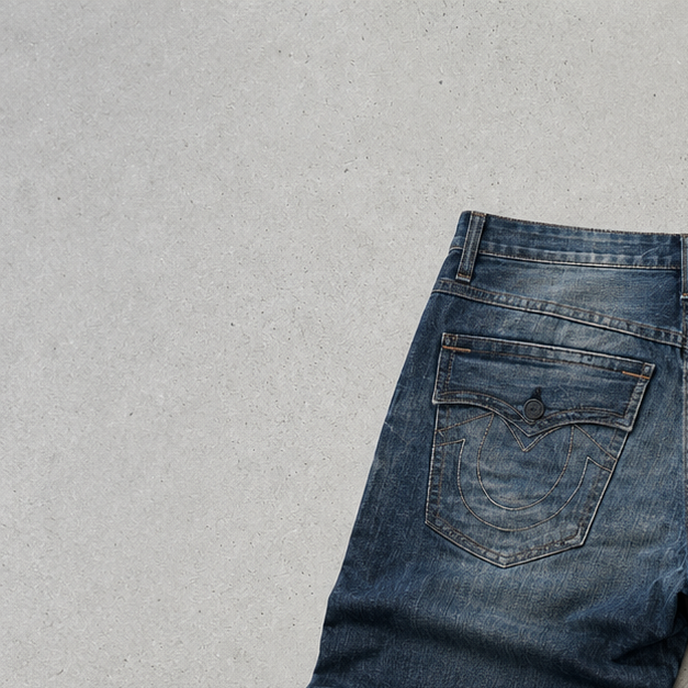 True Religion Jeans Marineblau, Blau Rare (W34 | DE 50)