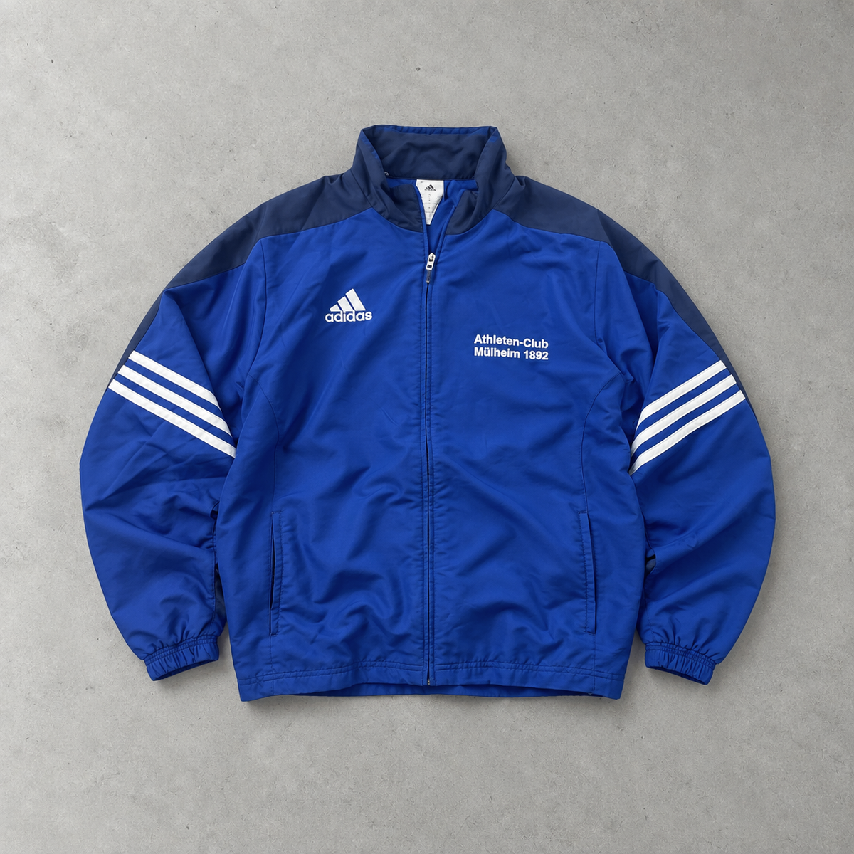 adidas Jacket Blau, Weiß Rare Stitched Logo (M)