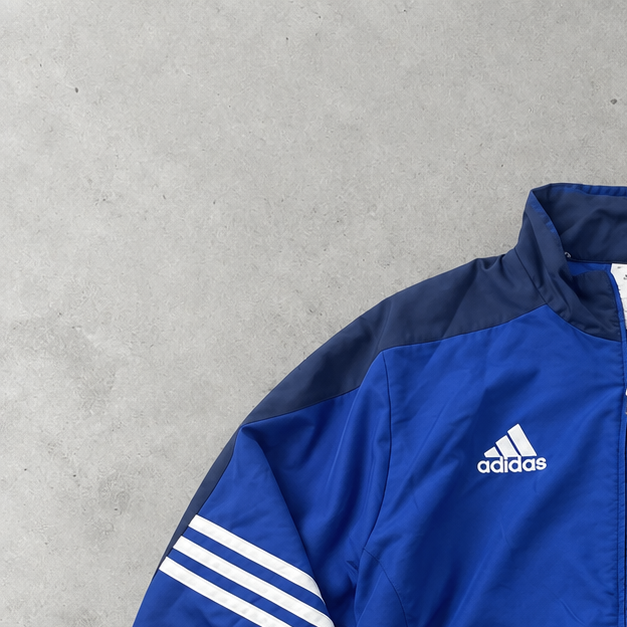 adidas Jacket Blau, Weiß Rare Stitched Logo (M)