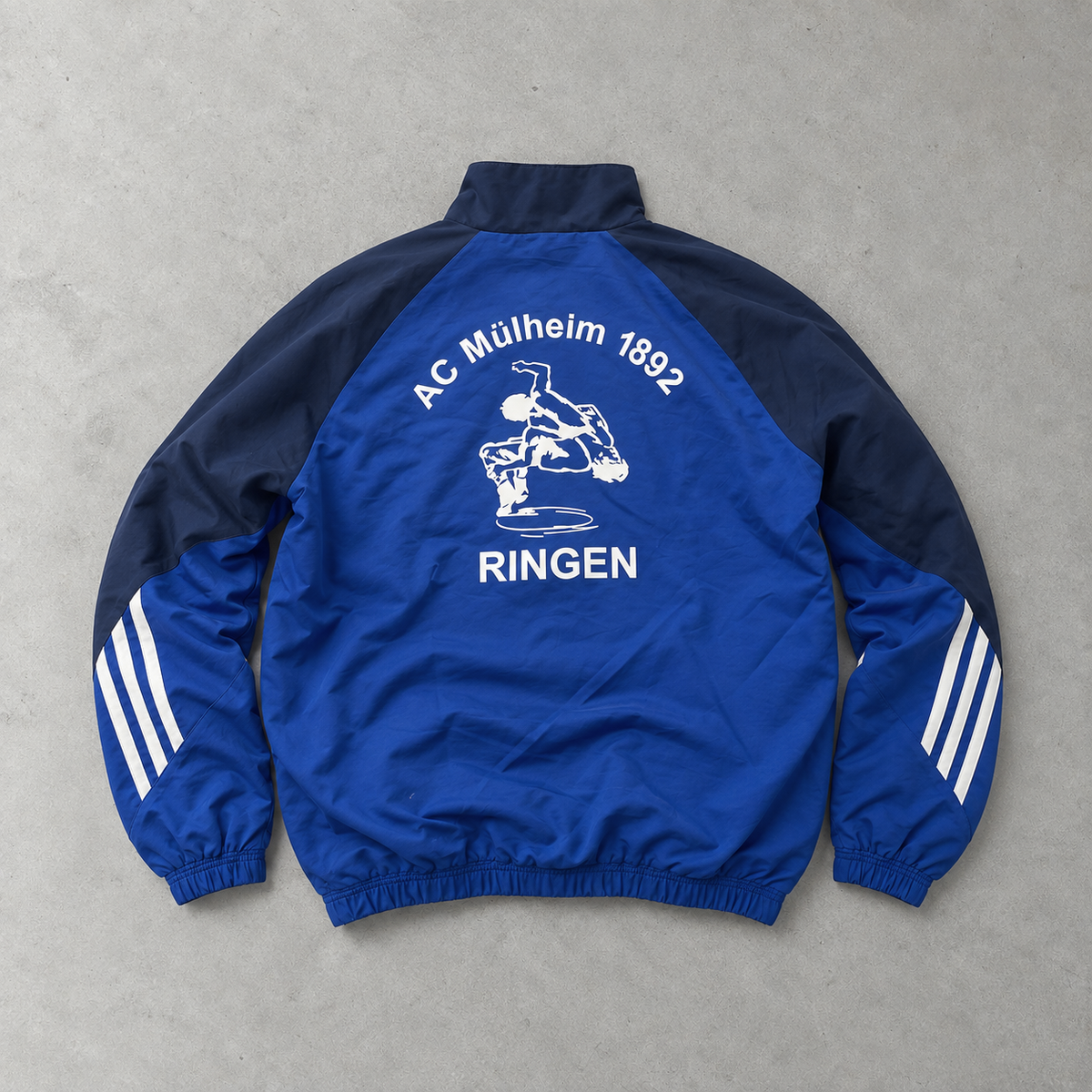 adidas Jacket Blau, Weiß Rare Stitched Logo (M)