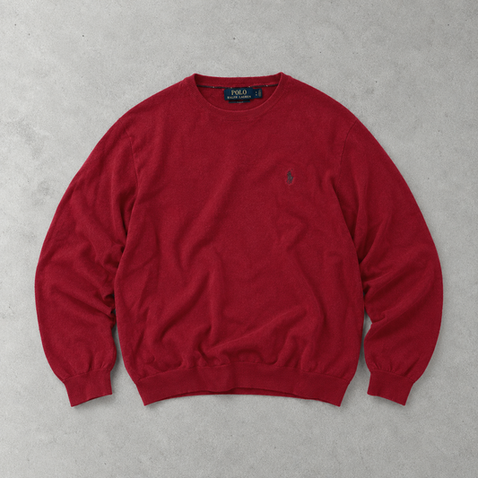 Ralph Lauren Sweater Burgunderrot Rare (L)