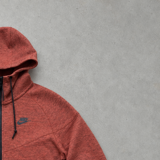 Nike Hoodie Orange Rare (S)