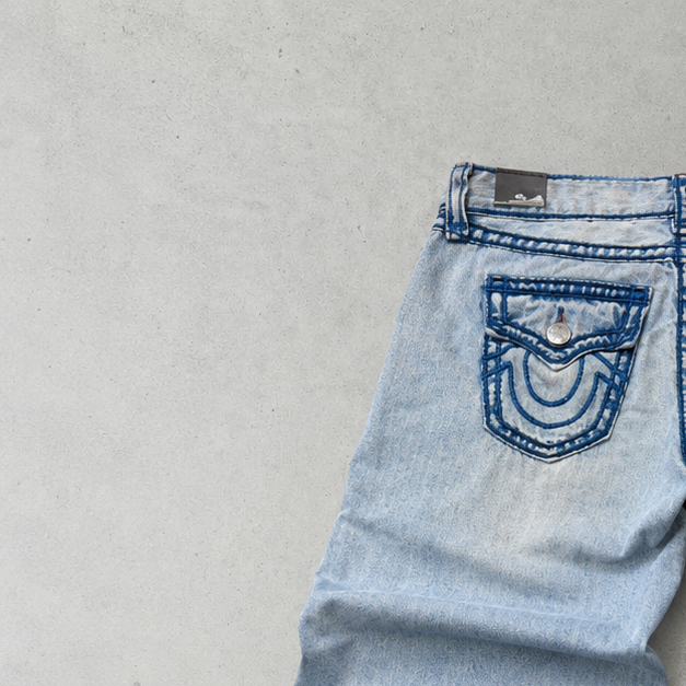 True Religion Pants Hellblau, Blau Rare (M)