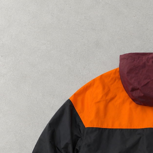 Nike Windbreaker Schwarz, Orange Limited (S)