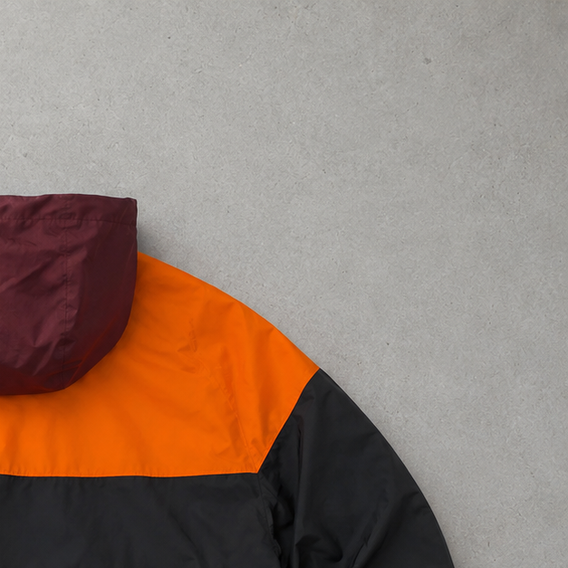 Nike Windbreaker Schwarz, Orange Limited (S)