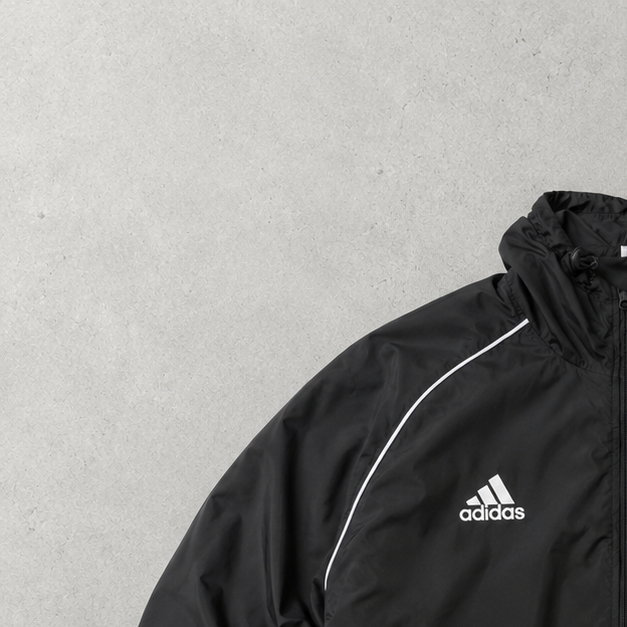 Adidas Rain Jacket Schwarz Rare (Size XL)