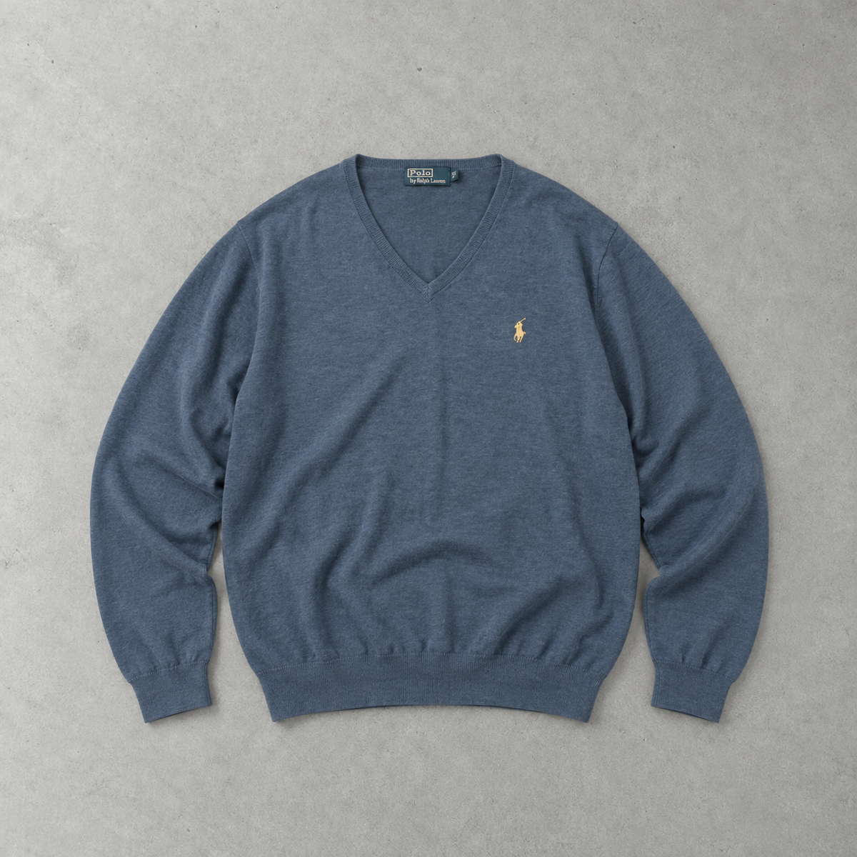 Polo Ralph Lauren V-Neck Sweater Blau Rare (XL)