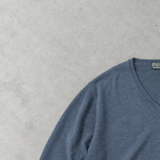 Polo Ralph Lauren V-Neck Sweater Blau Rare (XL)