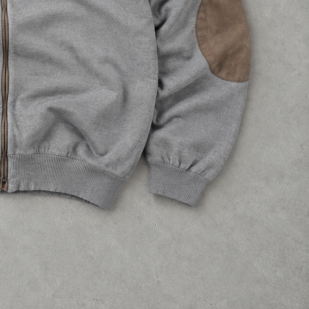 Ralph Lauren Zip Jacket Grau, Rot Rare (XXL)