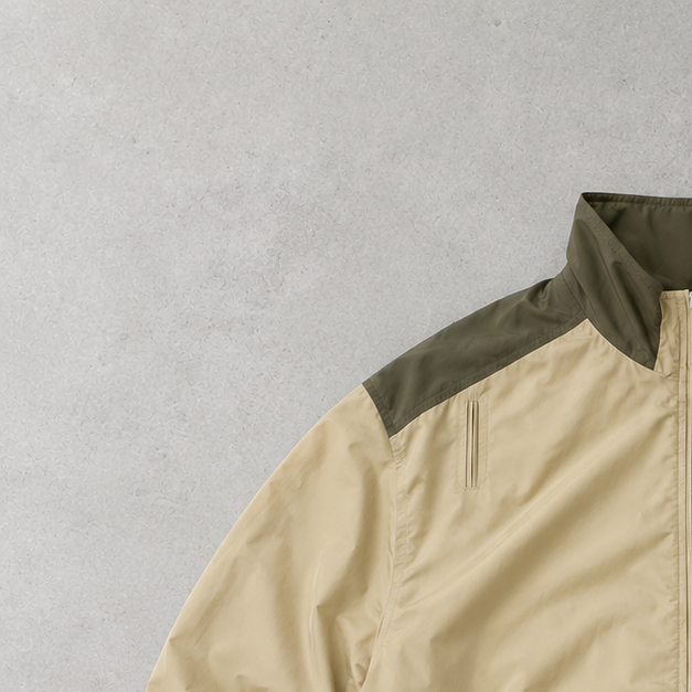 Adidas Windbreaker Grau, Beige Rare (Size L)
