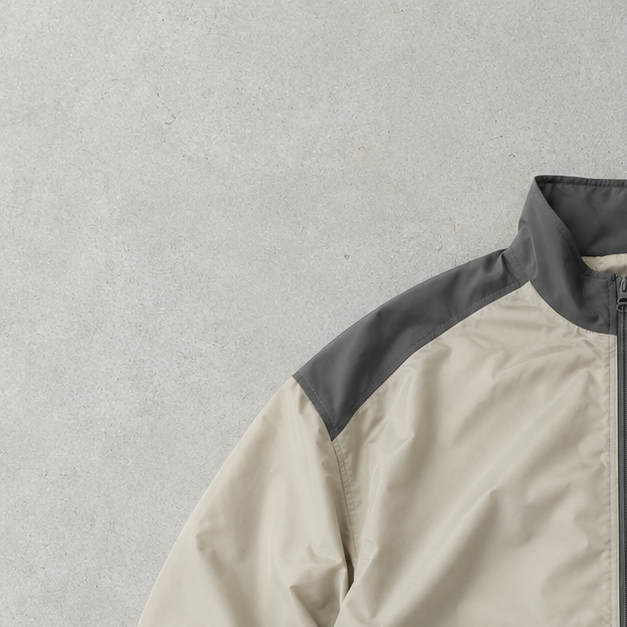 Adidas Windbreaker Grau, Beige Rare (Size L)