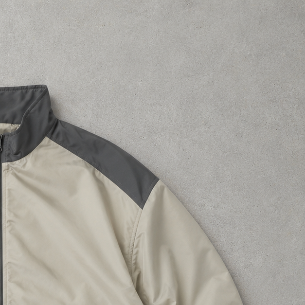 Adidas Windbreaker Grau, Beige Rare (Size L)