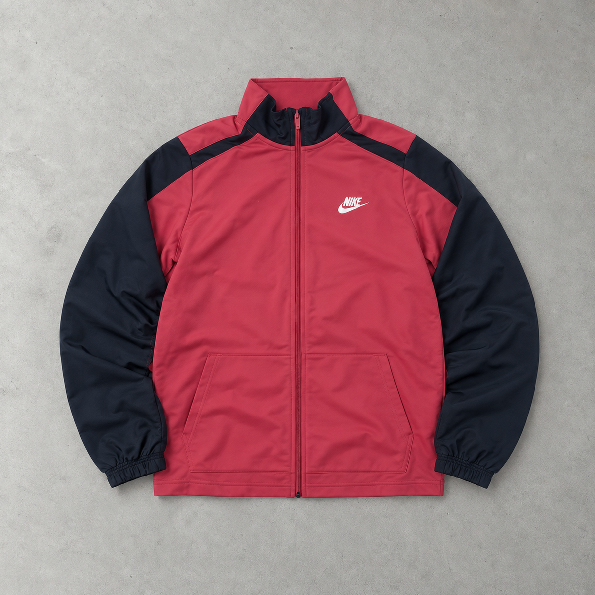 Nike Track Jacket Rot, Schwarz Rare (S)