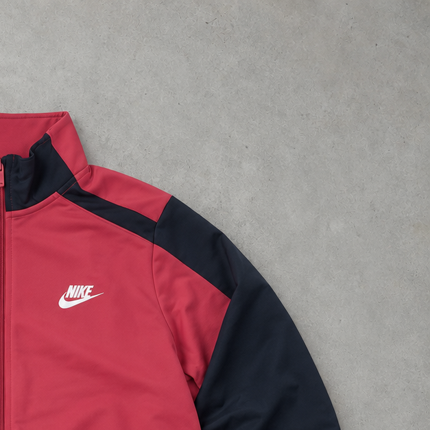 Nike Track Jacket Rot, Schwarz Rare (S)