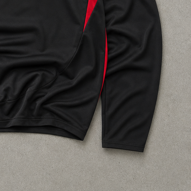 AC Milan Adidas Track Pants Schwarz, Rot Rare (M) Stitched Logo