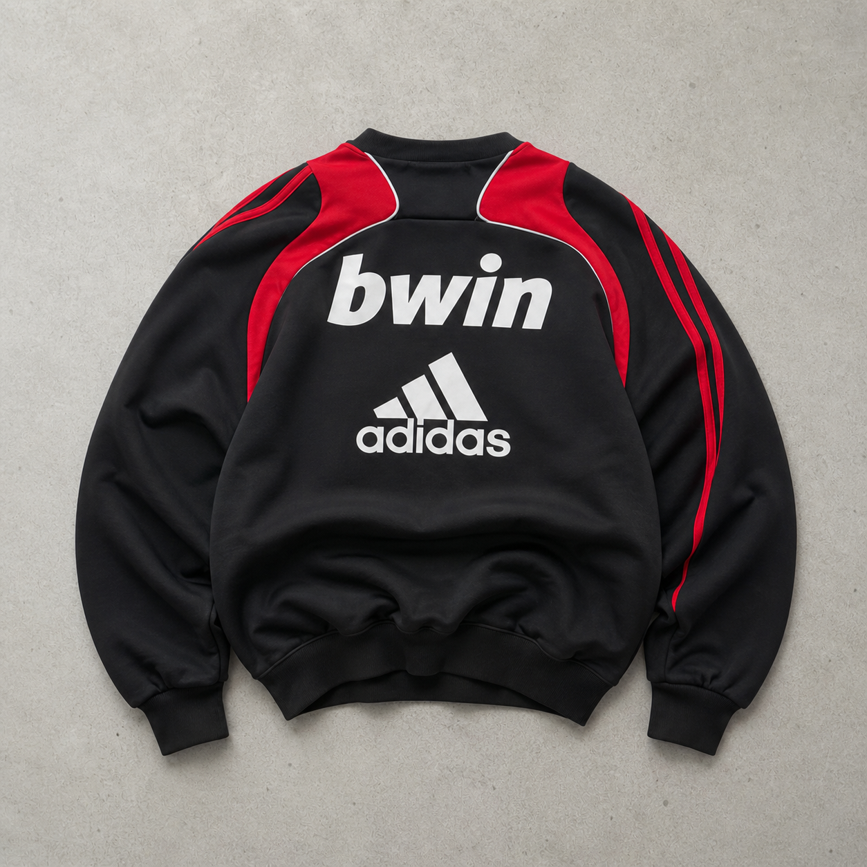 AC Milan Adidas Track Pants Schwarz, Rot Rare (M) Stitched Logo
