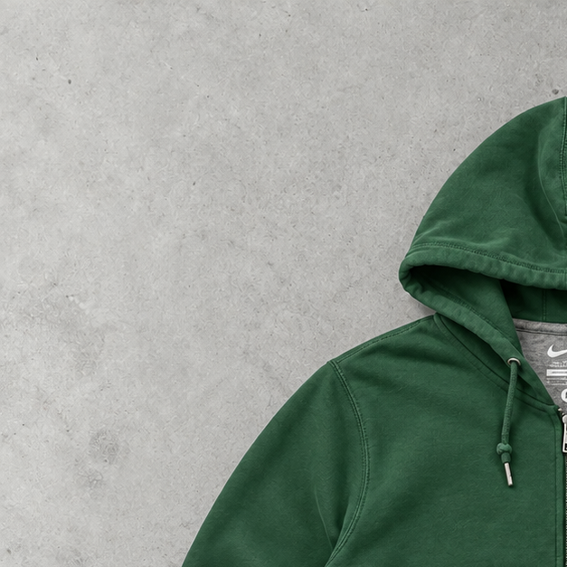 2010 Nike Hoodie Dunkelgrün Rare (M) Stitched Logo