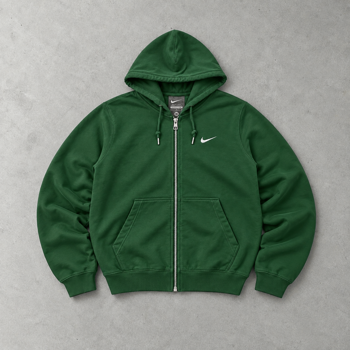 2010 Nike Hoodie Dunkelgrün Rare (M) Stitched Logo