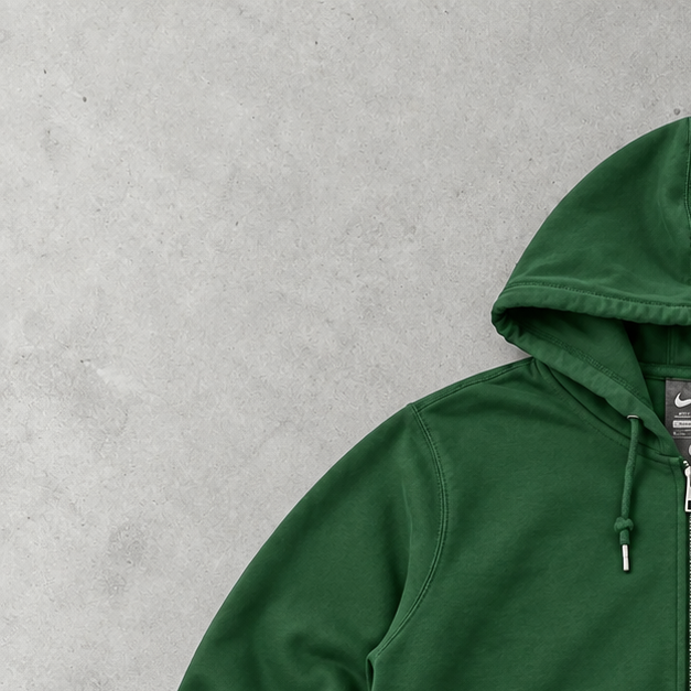 2010 Nike Hoodie Dunkelgrün Rare (M) Stitched Logo