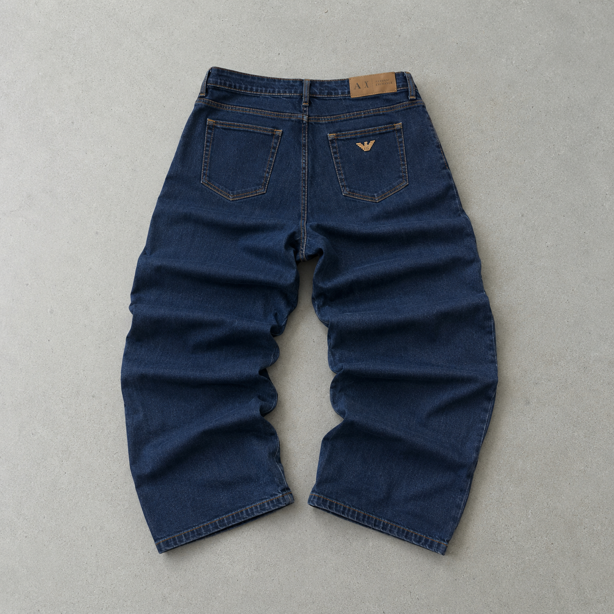 Y2K Armani Jeans Jeans Marineblau, Blau Rare (M)