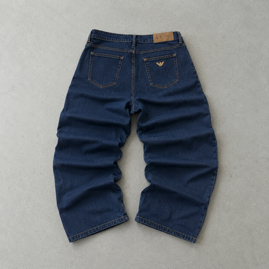Y2K Armani Jeans Jeans Marineblau, Blau Rare (M)