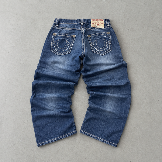 Y2K True Religion Jeans Blau Rare (M)