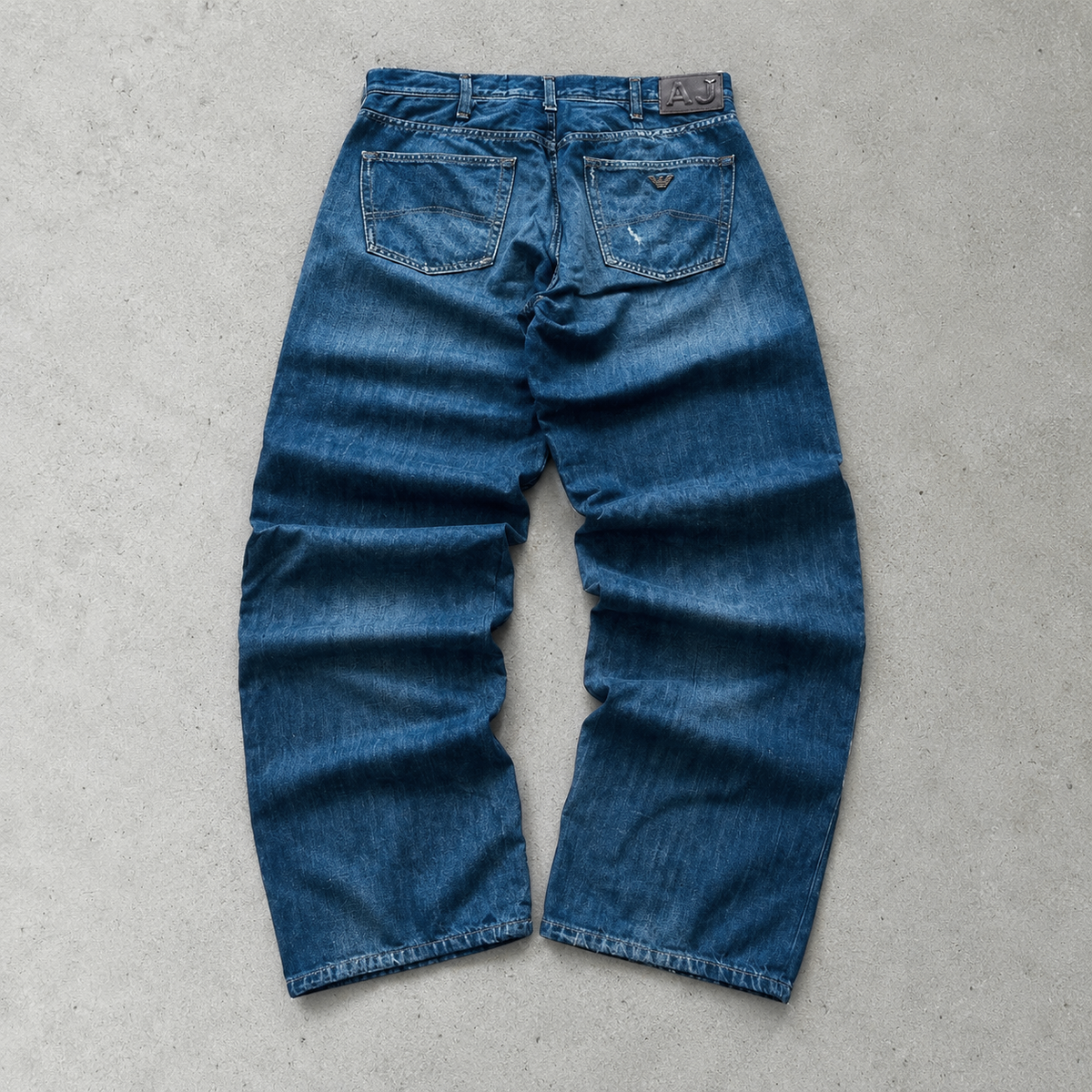 PSG Y2K Armani Jeans Jeans Navy Rare (M)