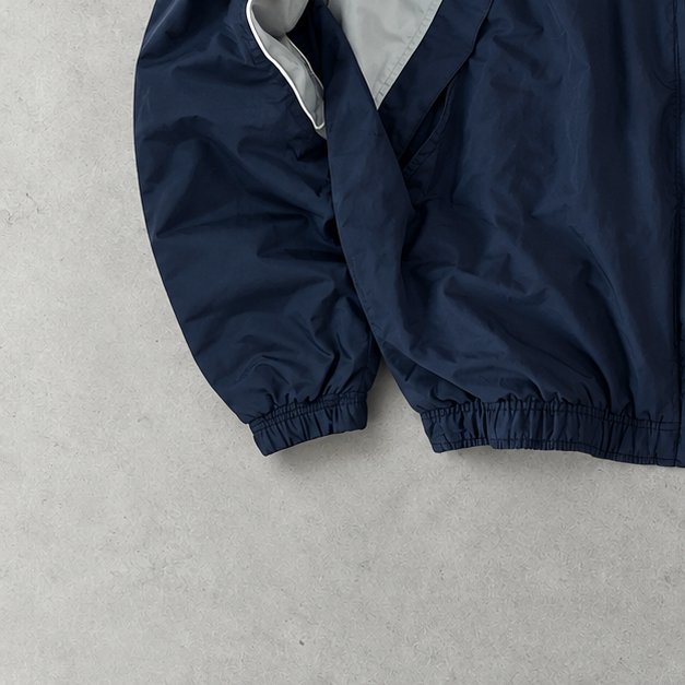 Y2K Nike Windbreaker Marineblau Rare (XL)